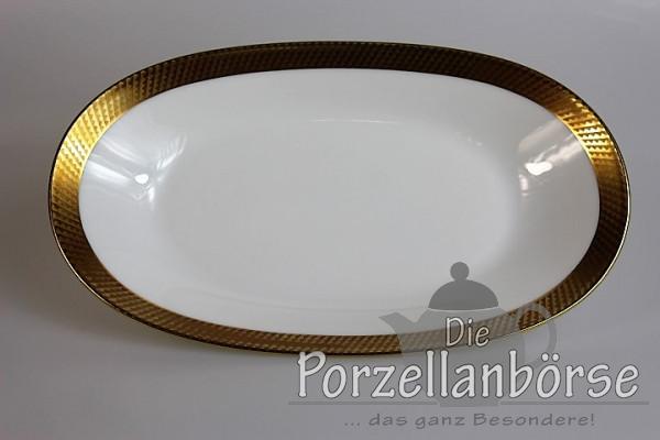 Aufschnittplatte - Rosenthal - Form 2000 - Goldgitter