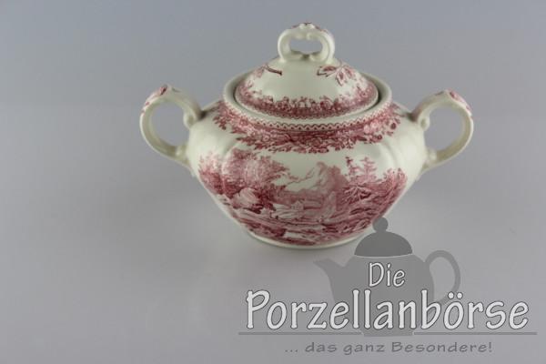 Zuckerdose groß - Villeroy & Boch - Burgenland rot