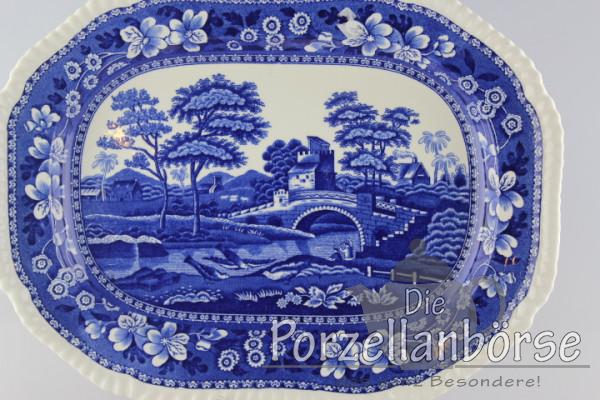 Fleischplatte 32,5 cm - Spode - Blue Tower