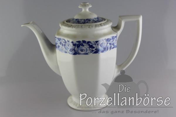 Kaffeekanne - Rosenthal - Blaue Rosenhecke