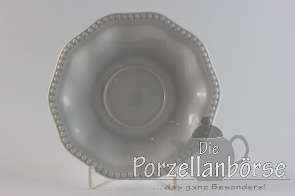 Untertasse für Kaffee - Rosenthal - Perlenrand weiß