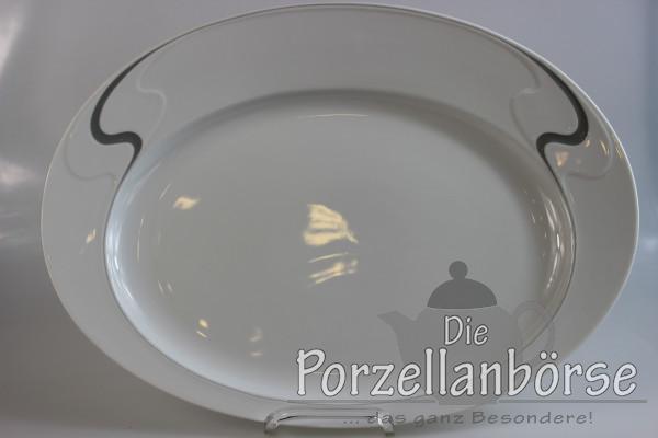 Fleischplatte 39 cm - Rosenthal - Asimmetria - Schiefer