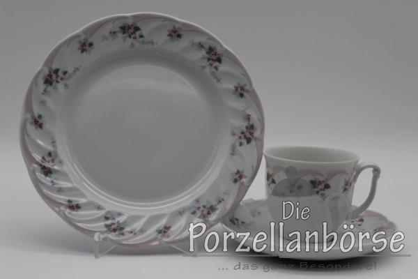 Kaffeegedeck 3 tlg. - Seltmann Weiden - Leonore - Rosa Ranke 44704