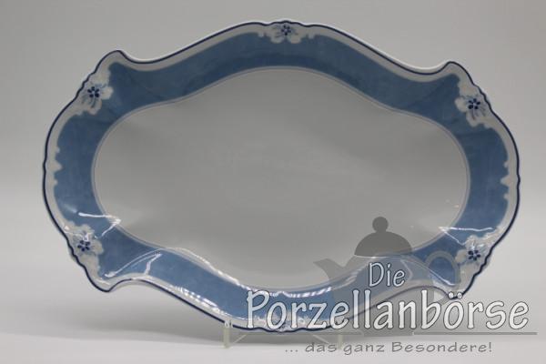 Fleischplatte 33,5 cm - Hutschenreuther - Baronesse - Estelle blau