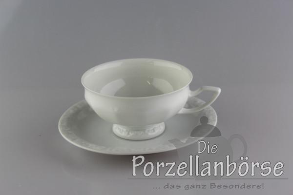 Teetasse 2 tlg. - Rosenthal - Maria weiß