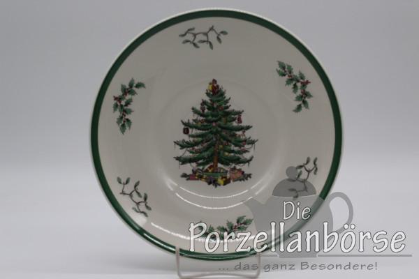 tiefer Teller mit Spiegel Ø 22,5 cm - Spode - Christmas Tree