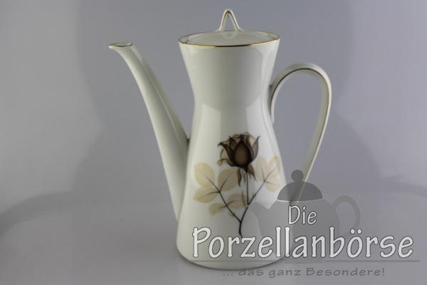 Kaffeekanne groß - Rosenthal - Form 2000 - Schattenrose