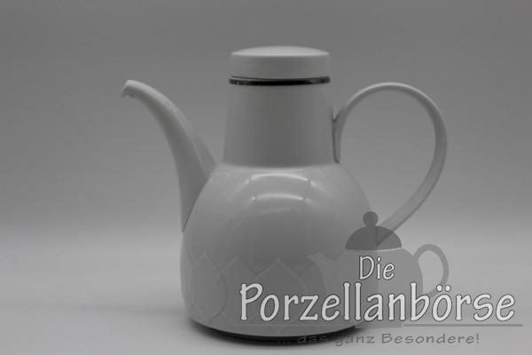 Kaffeekanne - Rosenthal - Lotus - Platinrand