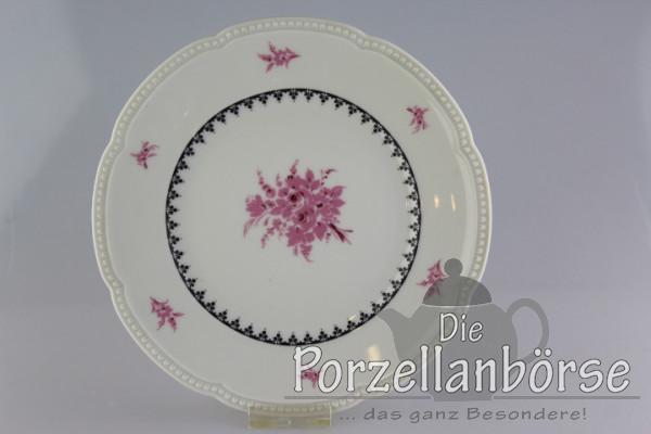 Kuchenteller - Heinrich - rosa Blüte