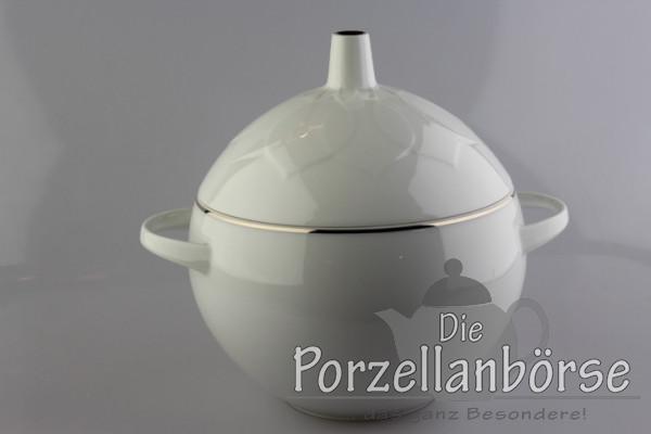 Deckelschüssel - Rosenthal - Lotus - Platinrand