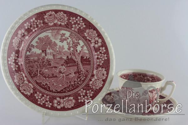 Kaffeegedeck 3 tlg. - Villeroy & Boch - Rusticana rot