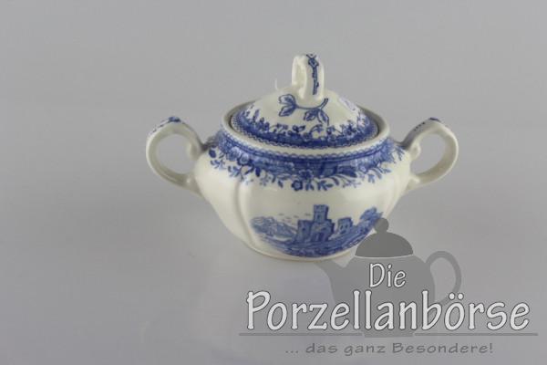 Zuckerdose - Villeroy & Boch - Burgenland blau