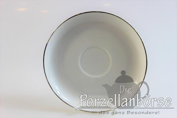 Untertasse für Teetasse - Rosenthal - Lotus - Platinrand