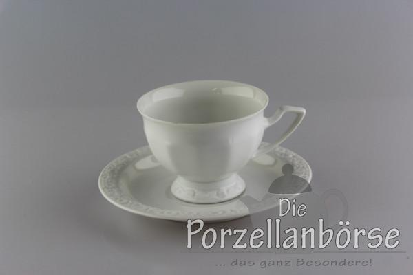 Kaffeetasse 2 tlg. - Rosenthal - Maria weiß