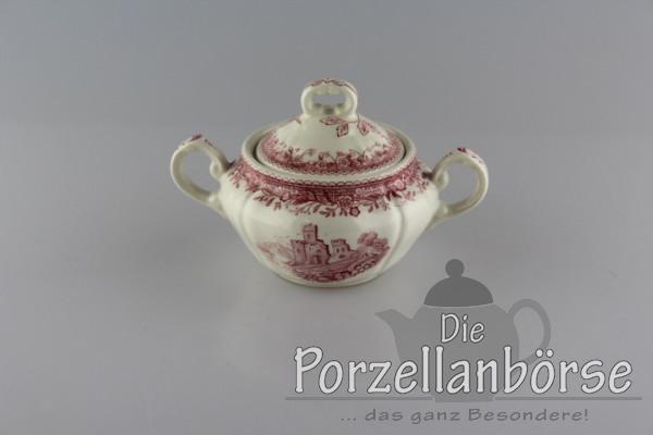 Zuckerdose klein - Villeroy & Boch - Burgenland rot