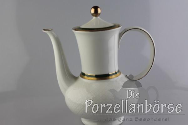 Kaffeekanne - Seltmann Weiden - Annabell - Grün mit Goldätzkante