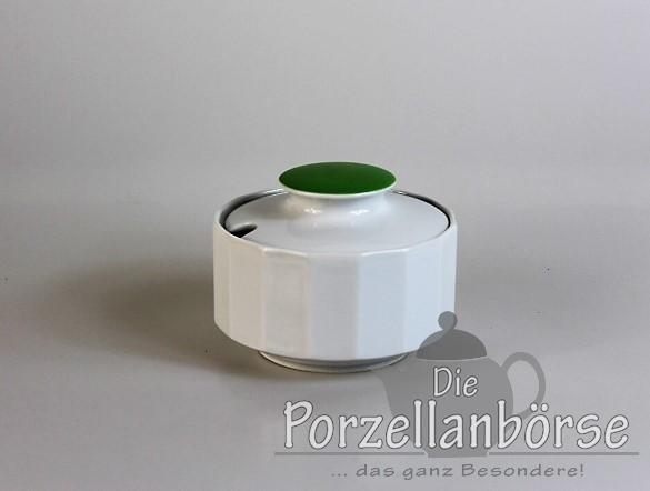 Zuckerdose - Rosenthal - Polygon - Sunion grün