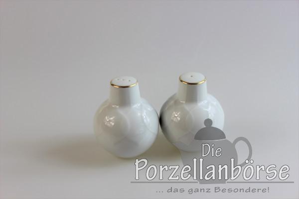 Salz & Pfefferstreuer 2 tlg. - Rosenthal - Lotus - Goldrand