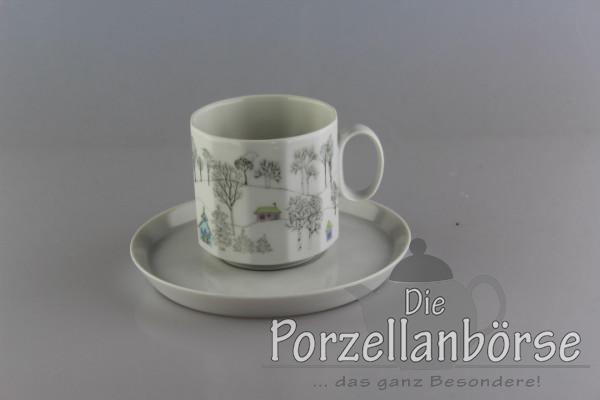 Kaffeetasse 2 tlg. - Rosenthal - Polygon - Winterreise