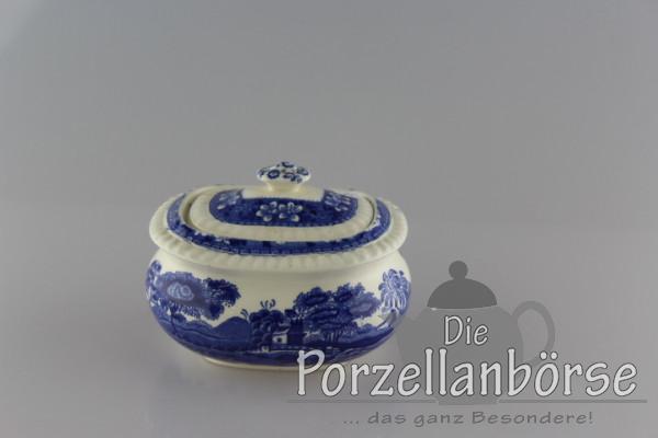 Zuckerdose - Spode - Blue Tower