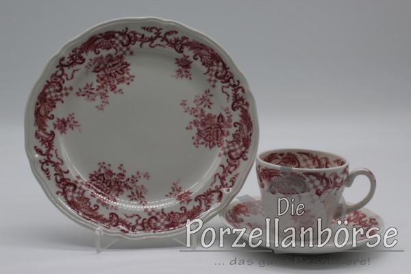 Kaffeegedeck 3 tlg. - Villeroy & Boch - Valeria Rot