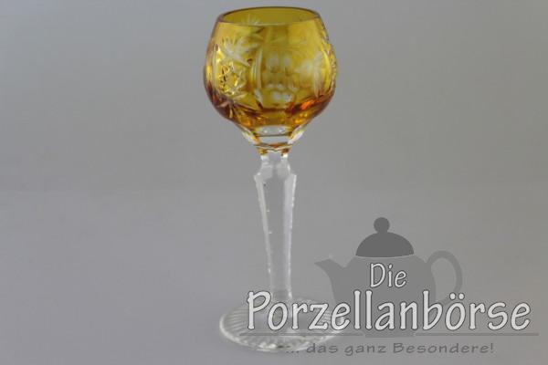Schnapsglas - Traube - klein braun/gelb