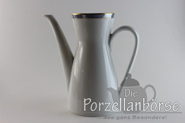 Kaffeekanne (ohne Deckel) - Rosenthal - Form 2000 - Gala blau
