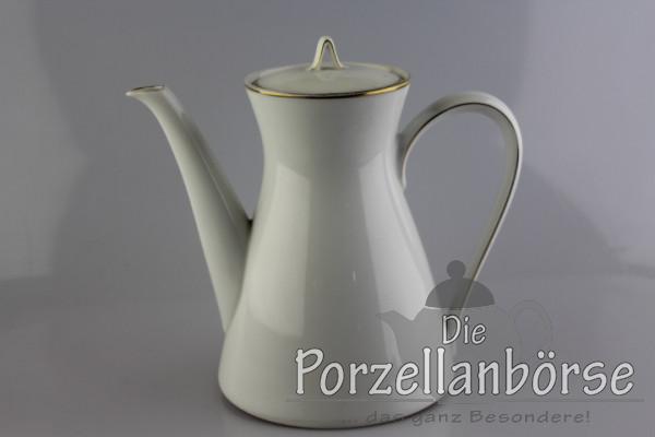 Teekanne - Rosenthal - Form 2000 - polierter Goldrand
