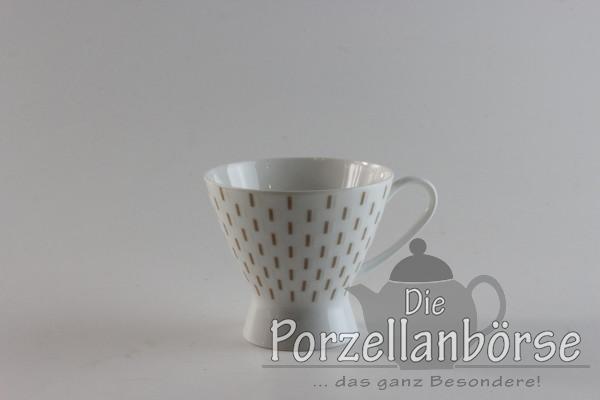 Kaffeetasse - Rosenthal - Form 2000 - Braune Streifen