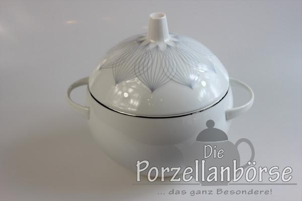 Deckelschüssel - Rosenthal - Lotus - Ballett mit Platin