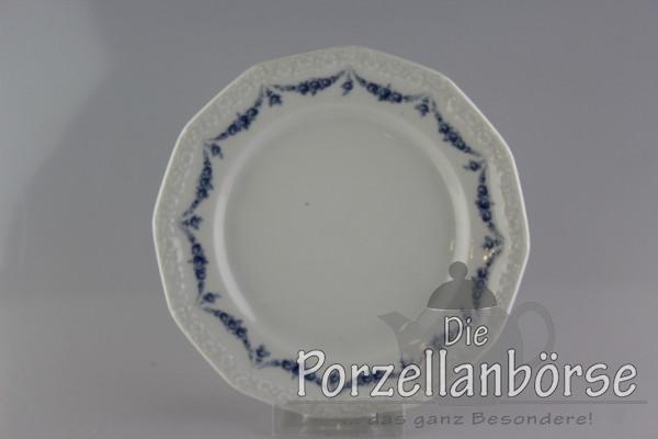 Kuchenteller Ø 20 cm - Rosenthal - Maria - Rosenkante blau