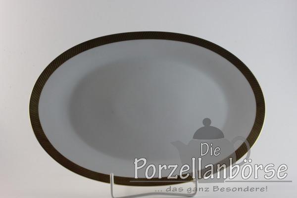 Fleischplatte mittel - Rosenthal - Form 2000 - Goldgitter