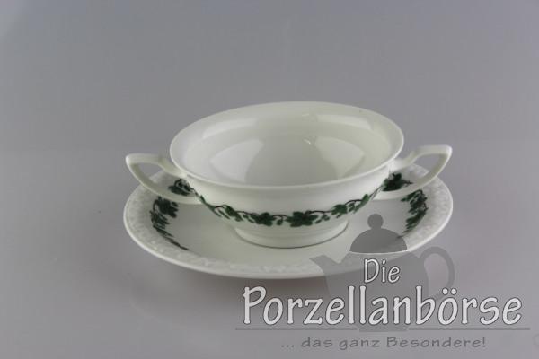 Suppentasse 2 tlg. - Rosenthal - Maria - Stachelbeere