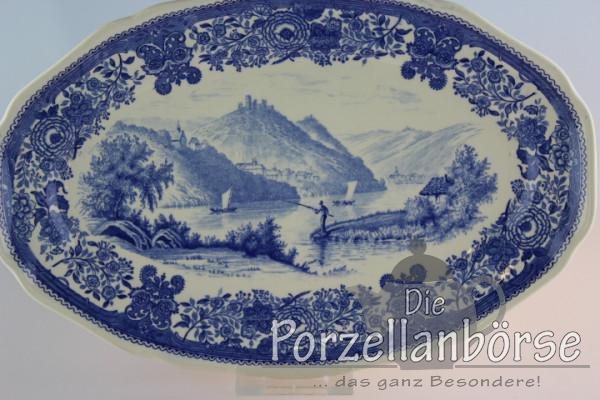 Fleischplatte 30 cm - Villeroy & Boch - Burgenland blau