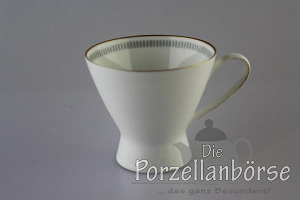 Kaffeetasse - Rosenthal - Form 2000 - Graue Rechtecke