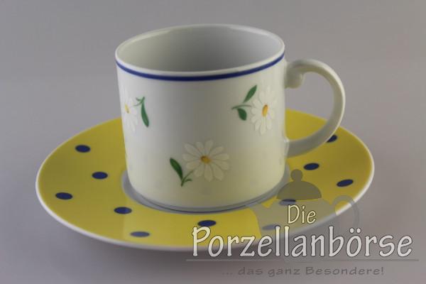 Kaffeetasse mit Untert. 2 teilig - Seltmann Weiden - Holiday - Magarite