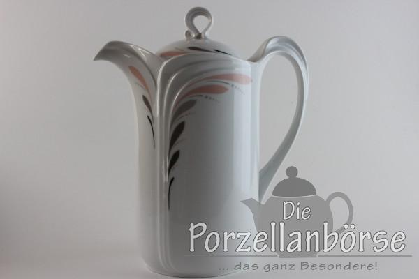 Kaffeekanne - Seltmann Weiden - Grau / Rosa